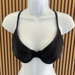 Luli Fama Black bikini top